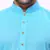 Men's Handloom Light Blue Kurta Pyjama