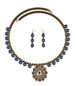 Stone Studded Necklace Hasli