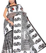 Pavecha's  Mangalgiri Cotton Blend Printed Saree MK650
