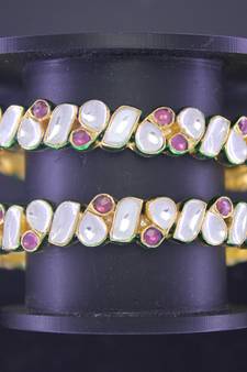 Traditional kundan bangle