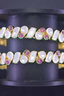 Traditional kundan bangle