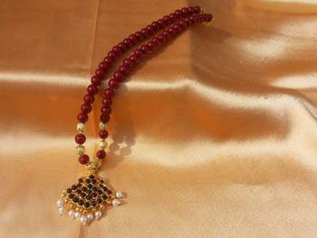 Red Stone Necklace 1