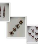 3 pack of mehrun color bindi in