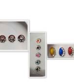 5 round shape bindi with mehrun