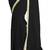 Black printed faux georgette saree with blouse