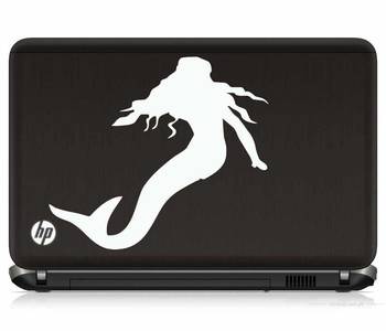 Mermaid laptop decal 2