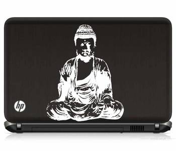 Buddha laptop decal 1