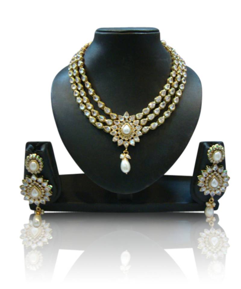 indian bridal kundan jewellery sets chaahat fashion jewellery 113000