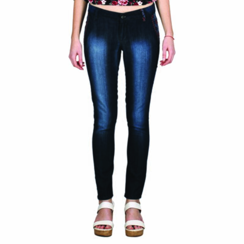Indie Jeans DOTTED Blue Women's Slim Denim Jeans