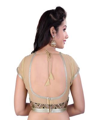 Multicolor embroidered silk blouse 2