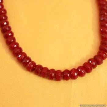 Single Line Ruby Necklace Set 3