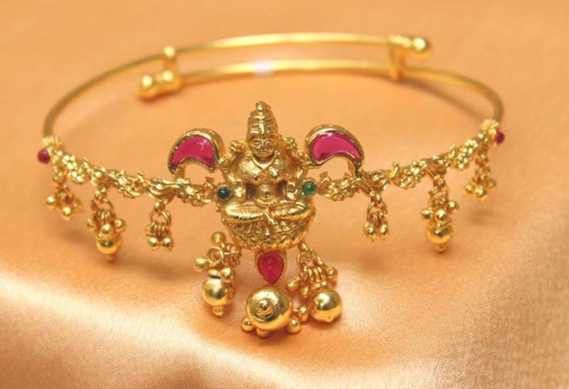 Vanki 20 Gram Gold Bajuband Gram Bajuband AR7081 One Gram Nagas