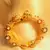 Gold Plated Navratna Royal Broad Sideopen Kara