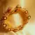 Gold Plated Navratna Royal Broad Sideopen Kara