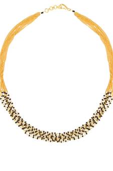 Black polki Pearl necklace sets