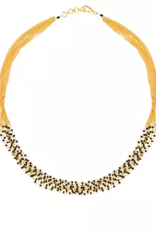 Black polki Pearl necklace sets