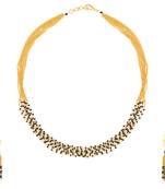 Black polki Pearl necklace sets