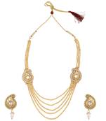 White polki necklace sets