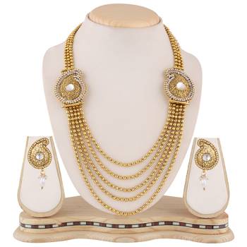 White polki necklace sets 2