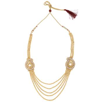White polki necklace sets 3