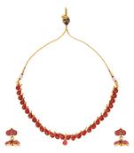 Pink polki necklace sets