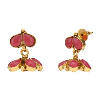 Pink polki necklace sets 3