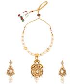White polki necklace sets