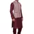 Maroon Raw Silk Kurta Pyjama