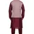 Maroon Raw Silk Kurta Pyjama