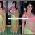 Shreya Saren Neon saree