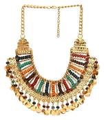 The Tribal Beaded Necklace - Multicolored