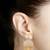 Bollywood style long gold earrings