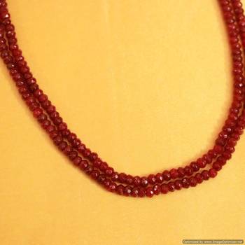 Ruby Semi Precious Fine Necklace 2