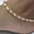 single line pearl kundan anklet