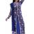Manmandir's Blue Colour Straight Front Slite Readymade Salwar