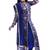 Manmandir's Blue Colour Straight Front Slite Readymade Salwar