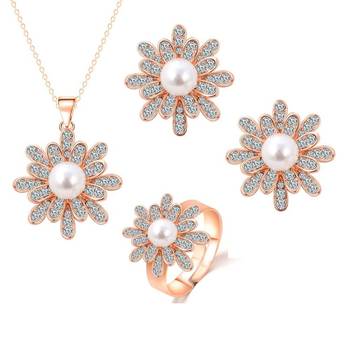 Gold Cubic Zirconia pendants 1