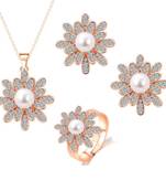 Gold Cubic Zirconia pendants