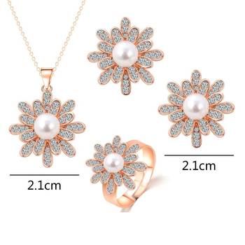 Gold Cubic Zirconia pendants 2