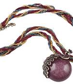 Brown Crystal necklaces