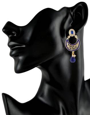 Cerulean Moon Beam Earing 3
