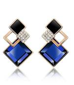 Bunch Of Shining Square Earrings