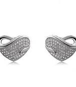 Silvery Love Earrings