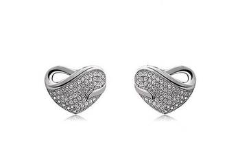 Silvery Love Earrings 2