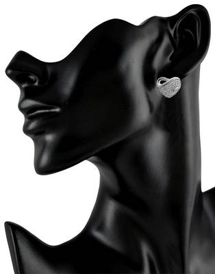 Silvery Love Earrings 3