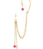 Starry Nights Salmon Earcuff