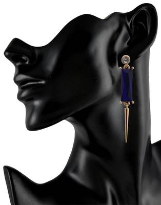 Cheeky Royal Strip Earrings 3