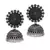 Oxidised Silver Plating Handmade Jhumka Earrings