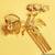 Flower Gold Look Zircon Hairclip