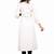 Off white plain glaze cotton kurti